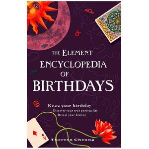 The Element Encyclopedia of Birthdays Big Book By Theresa Cheung -Paperback